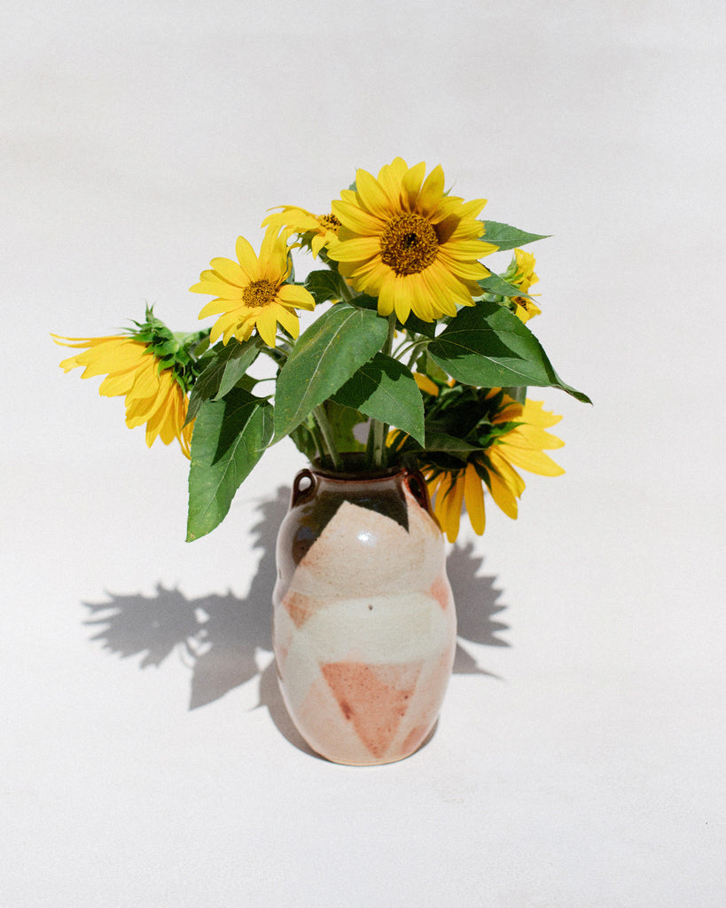 Shino Belly Vase with Handles