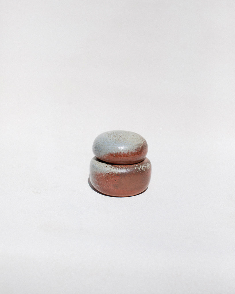 Soda Fired Cairn Container IV