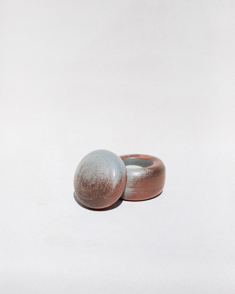 Soda Fired Cairn Container II